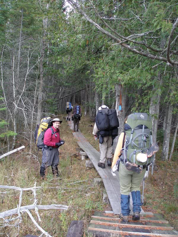 Boardwalk on the NCT (we may have used the trail for ab...