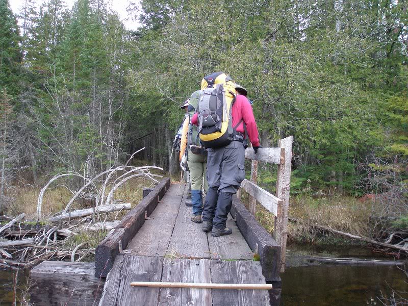 Bridge over Taylor Creek on the North Country Trail