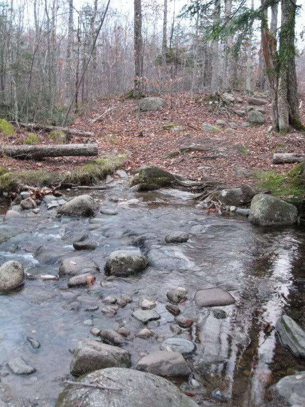 The first of many river crossings
