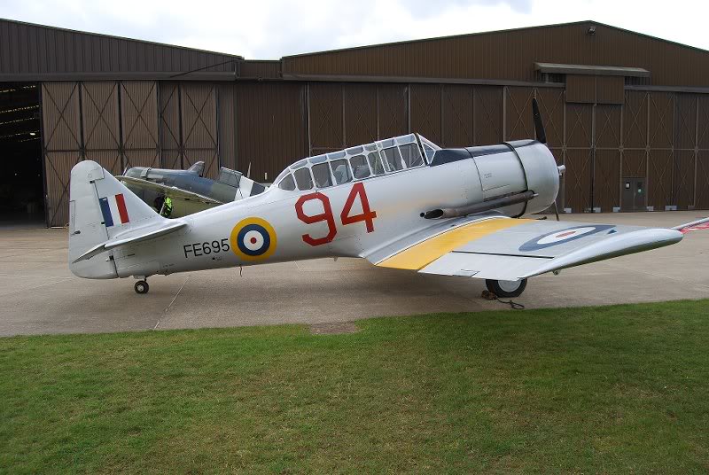 FE695 NA T-6 Harvard Advanced Trainer of The RAF