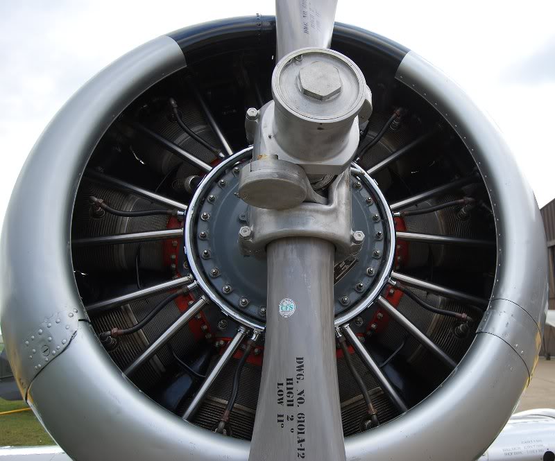 Pratt & Whitney Wasp engine of a T-6 Harvard