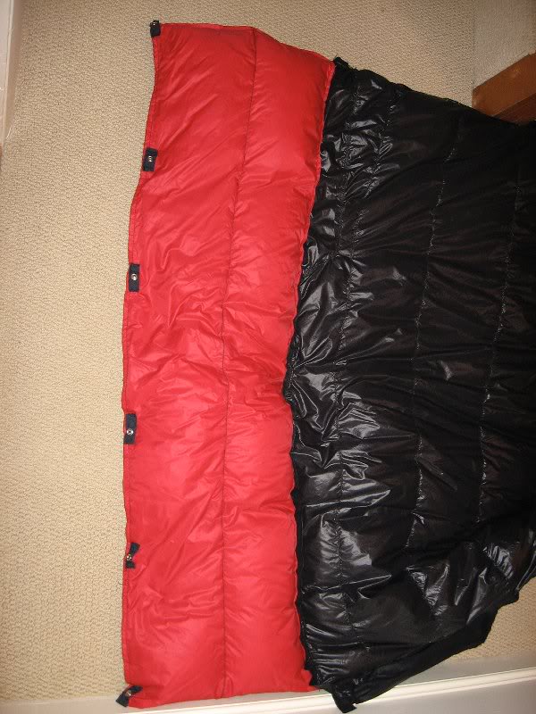 Added 13" to the top with snaps to close and form a hoo...