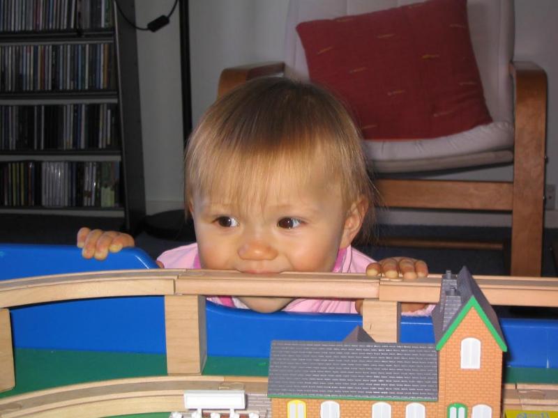 Eating the tracks...