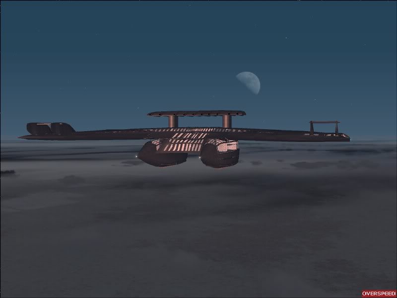 Near Barne, Ontario at about 6:00 in the evening.