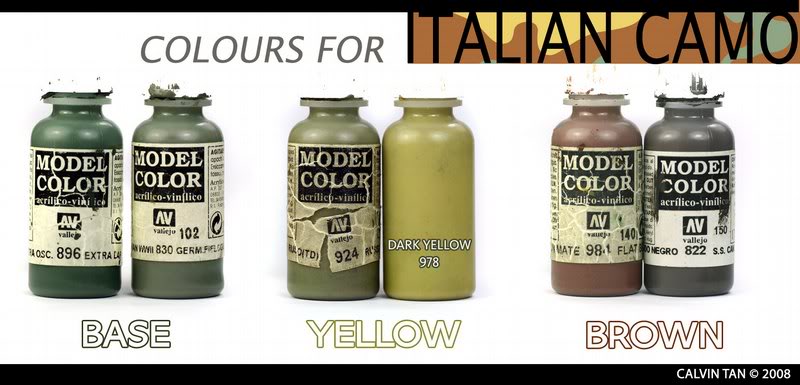 Italian Camo Colours