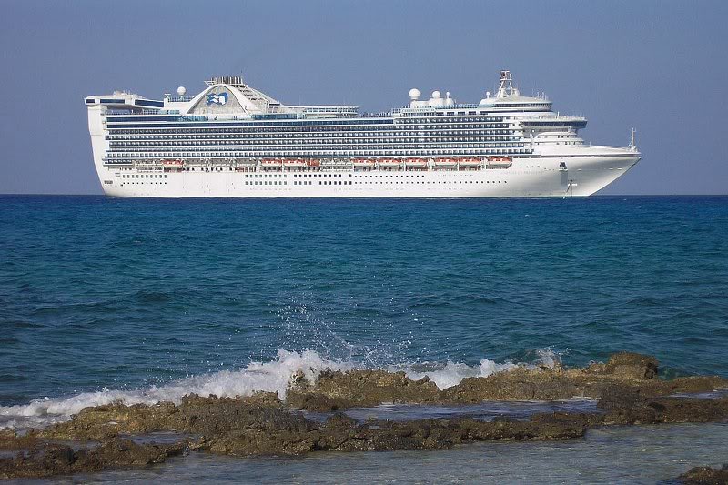 Caribbean Princess at Princess Cays