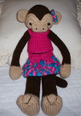 amigurumi monkey