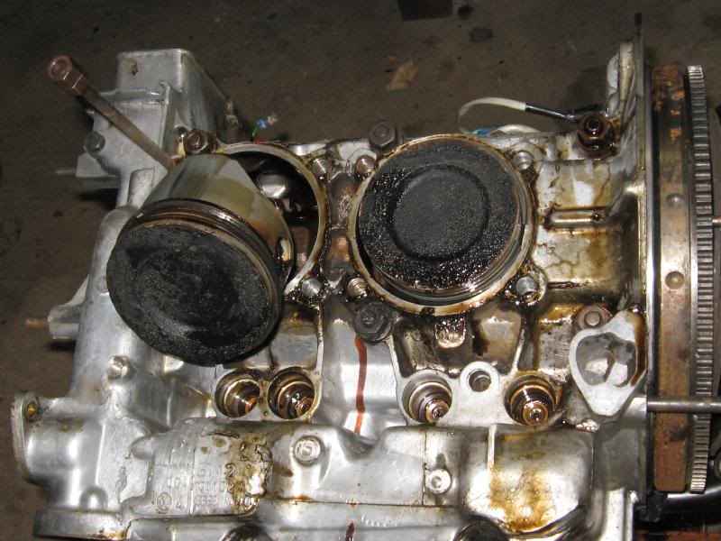 1-2 side, pistons to be removed