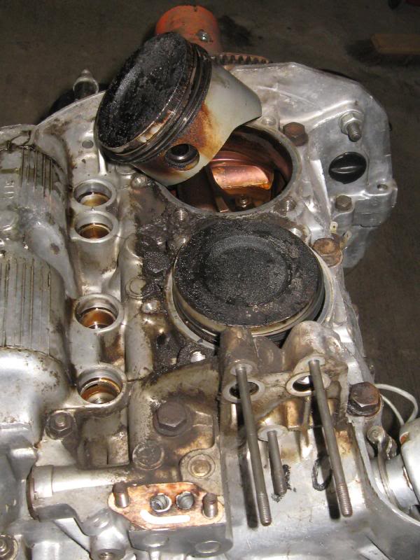 Head studs removed, 3-4 side