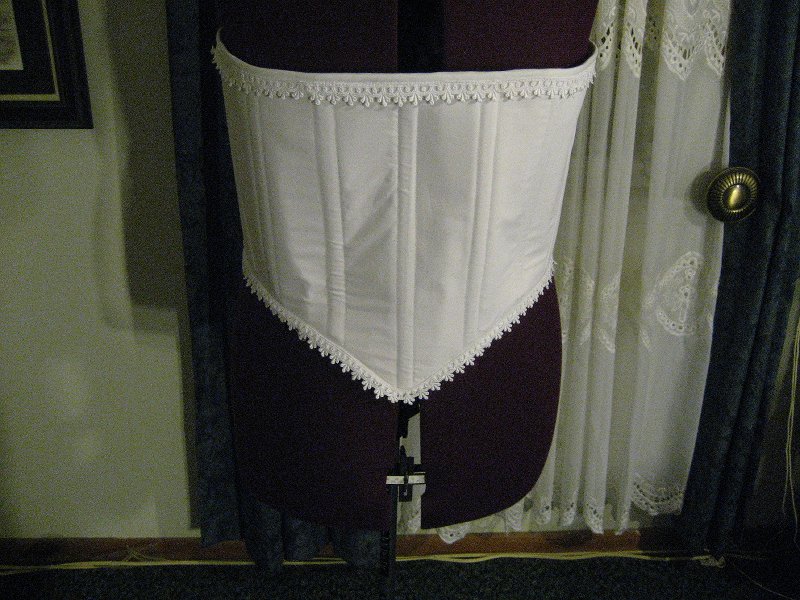 corset with lace