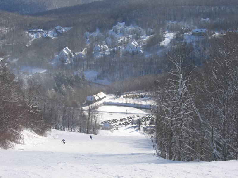 The weekday "hordes" on lower Bear Claw