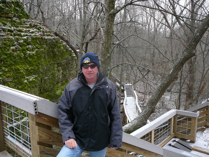 Paul on the start of the 2 hour Trek