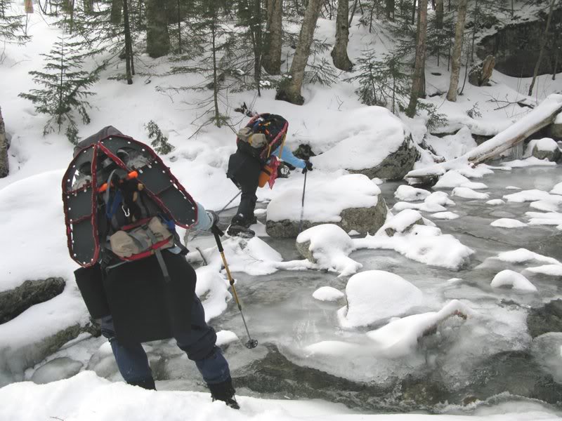 Careful brook crossing