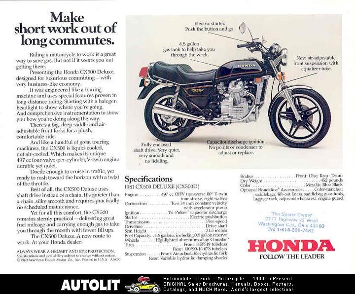 CX500 Magazine ad