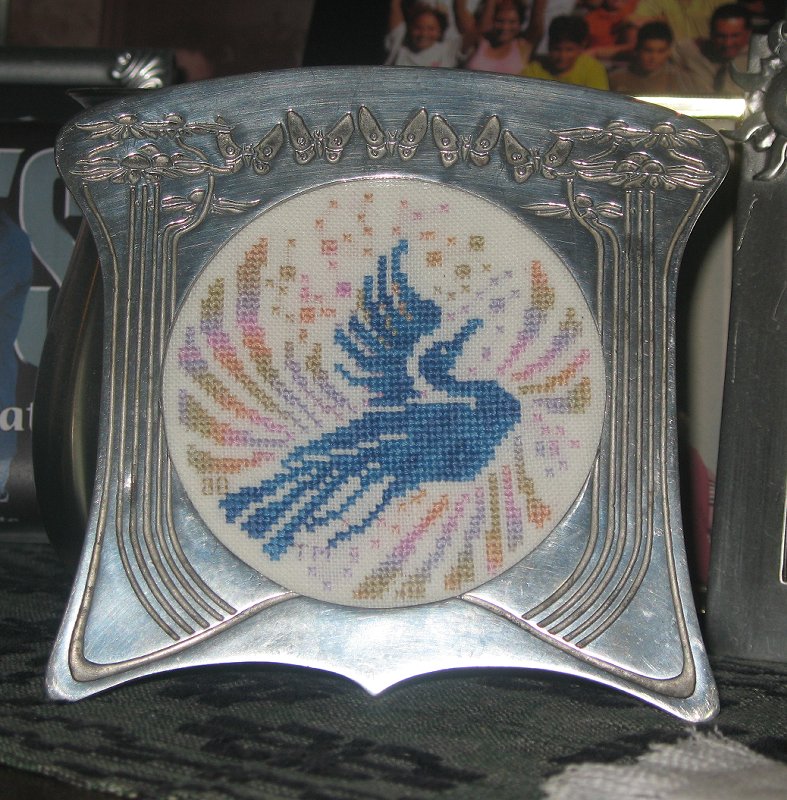 flying crane coaster framed