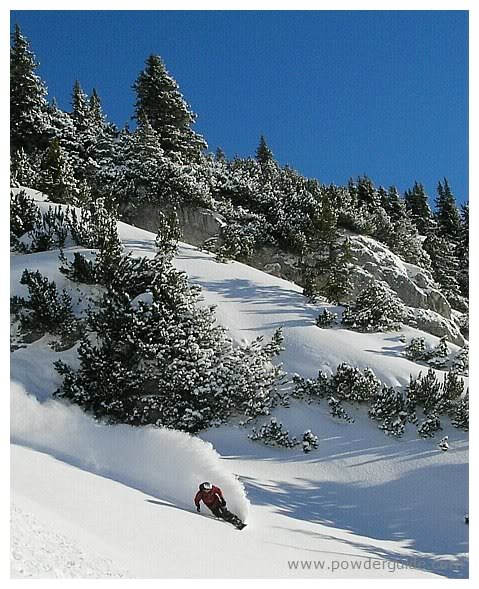 Uli Powderrun Lech 23-01-2008