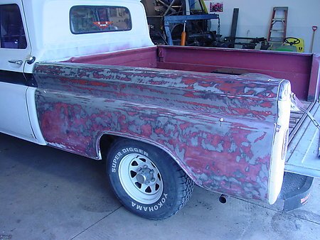 Making progress sanding bed