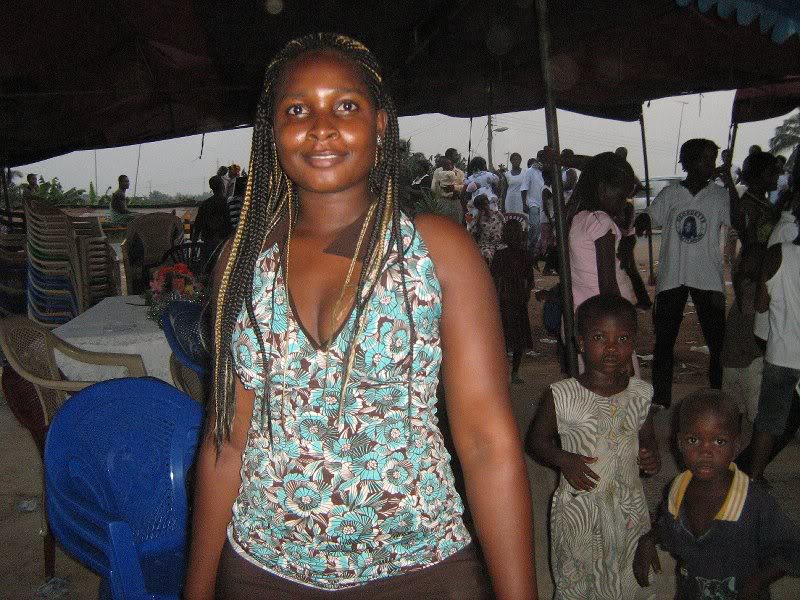 A MODEL DURING THE GRADUATION CEREMONY