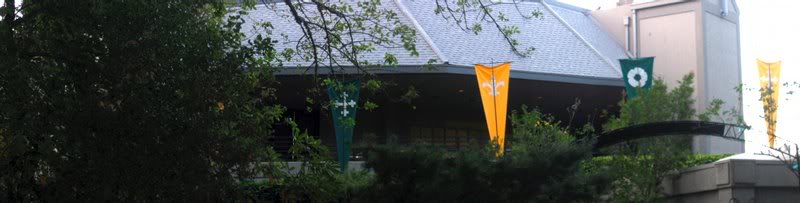 Allan Pavillion from the Garden