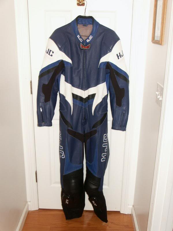 Leather HJC Riding Suit - Front