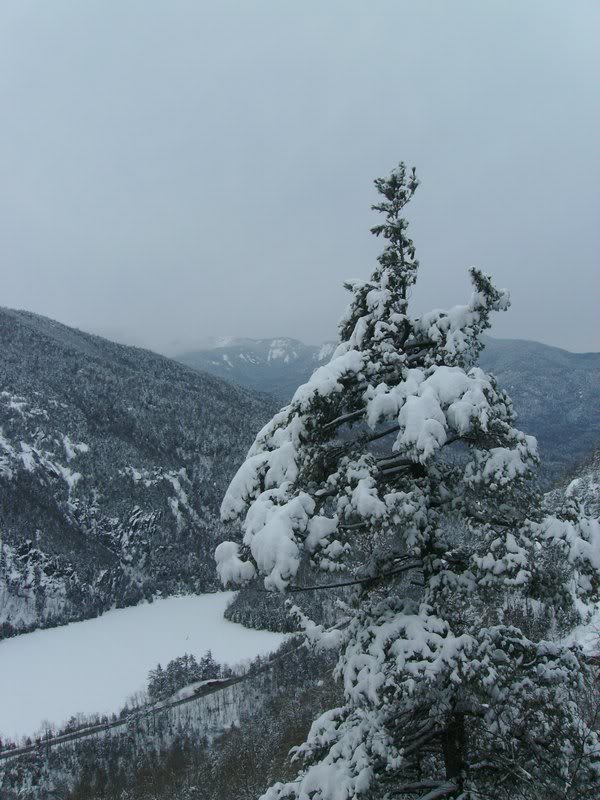 Chapel Pond - lots of snow up here