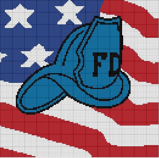 am flag firehat2 marsha