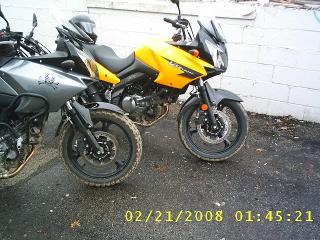 Modded fender beside stock fender