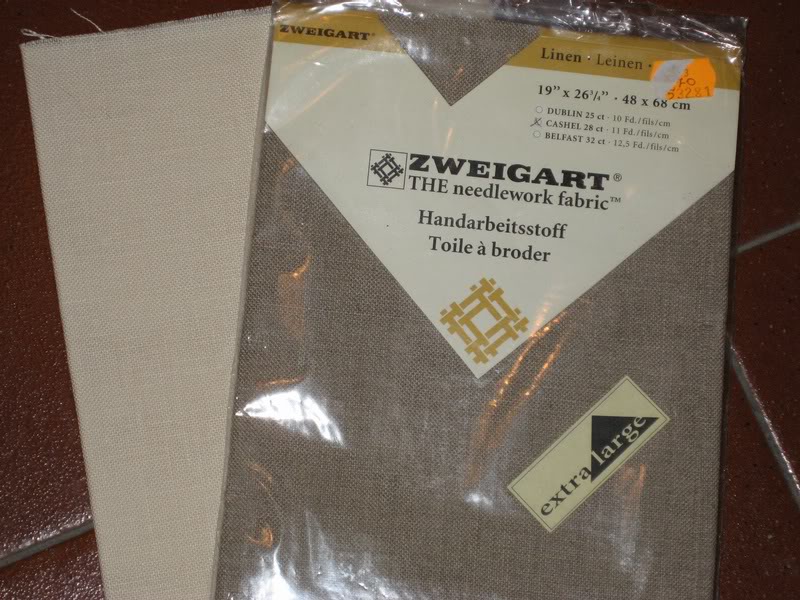 Tessuto Zweigart chastel