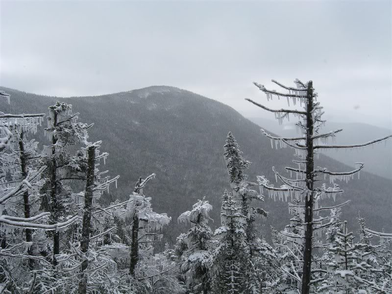 South across the ridge