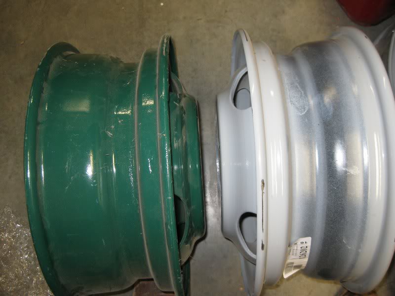 '60's - '70's (?} 16" and mid-80s up 16" duals side by...