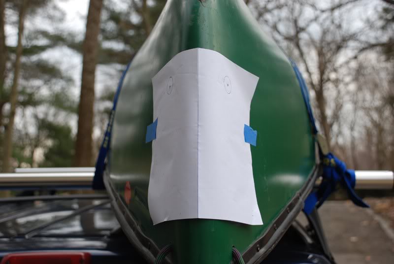 Remount paper on canoe - See explanation below...