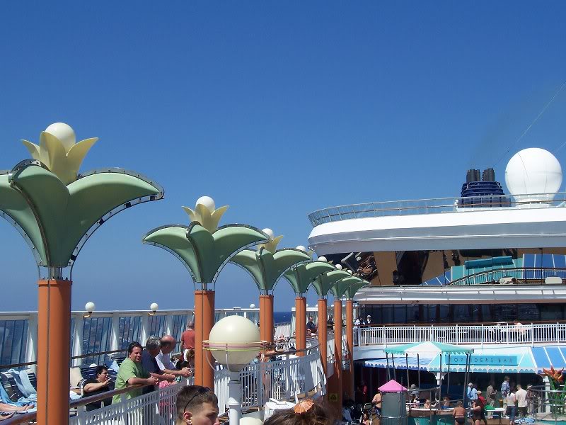 Pool Trees on the NCL Dawn
