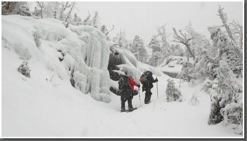 Beautiful ice formations.