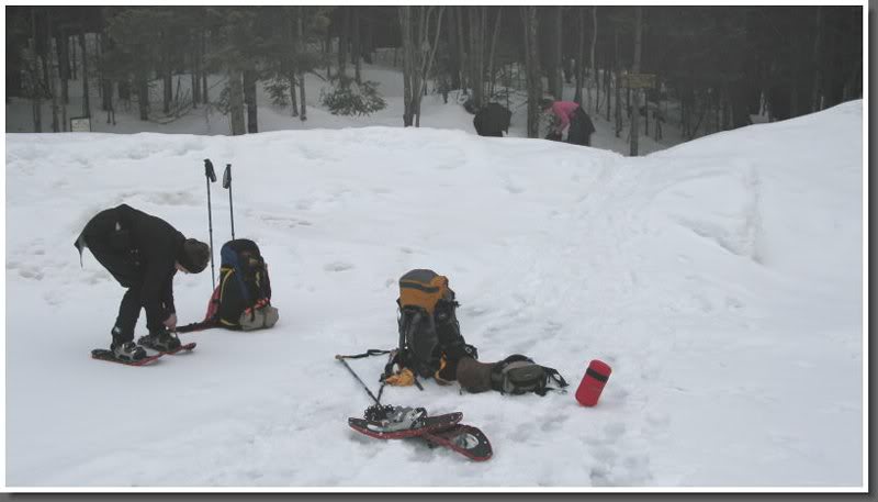 time for snowshoes
