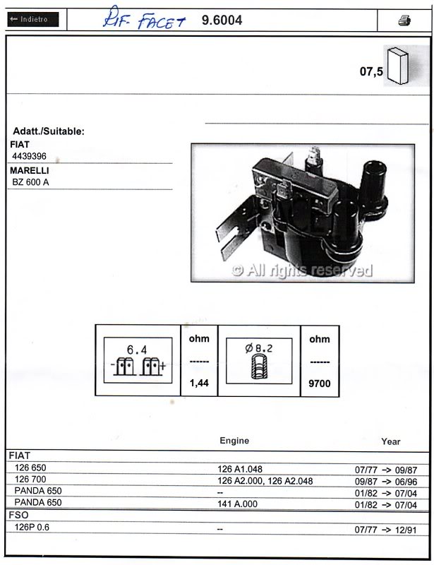 Bobina Panda doppia uscita