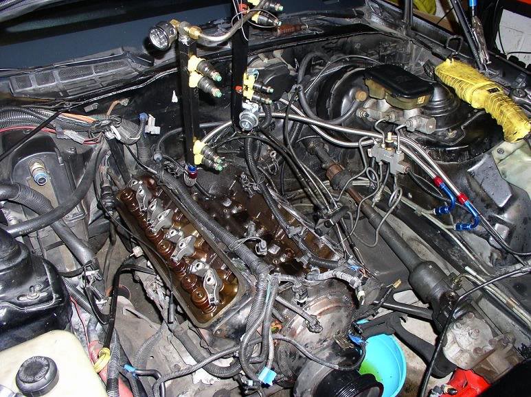 Old L98 engine during tear down