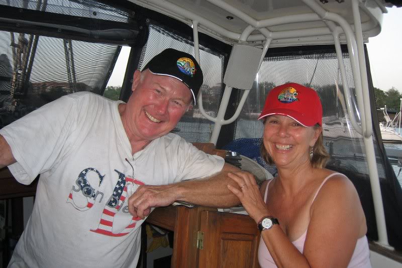 Captain and first mate ready to go!