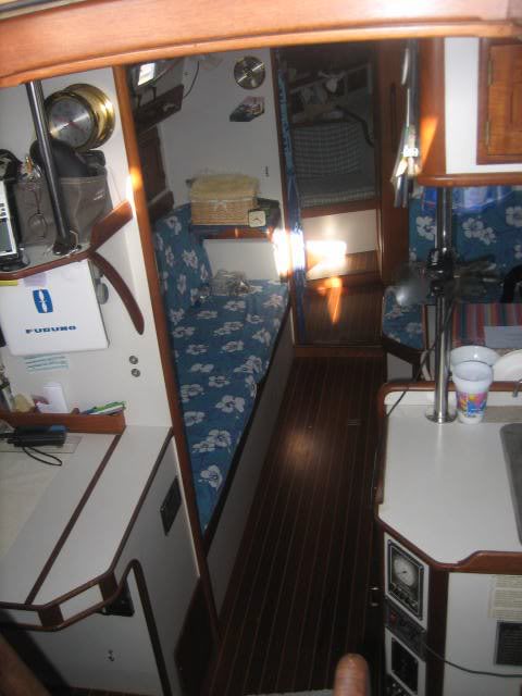 She's clean and ready to leave the Pacific for the Atla...