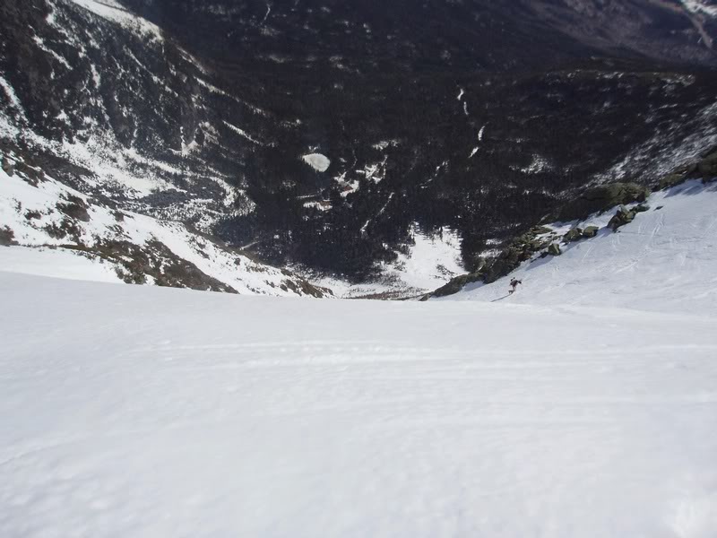 The start of my line, steep