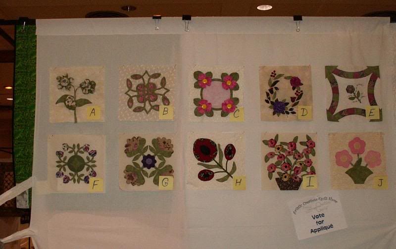 block challenge applique