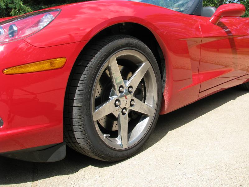 2008 C6 Corvette - 2008-07-06 QX3 Chrome Wheels