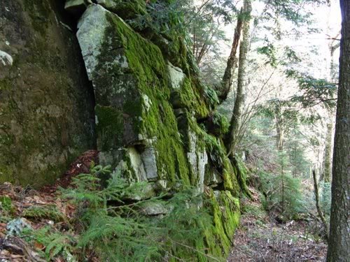 Part of the cliff band 049