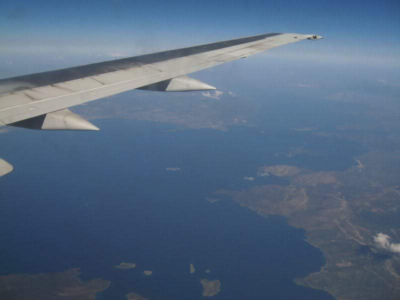Approaching Greece from Istanbul