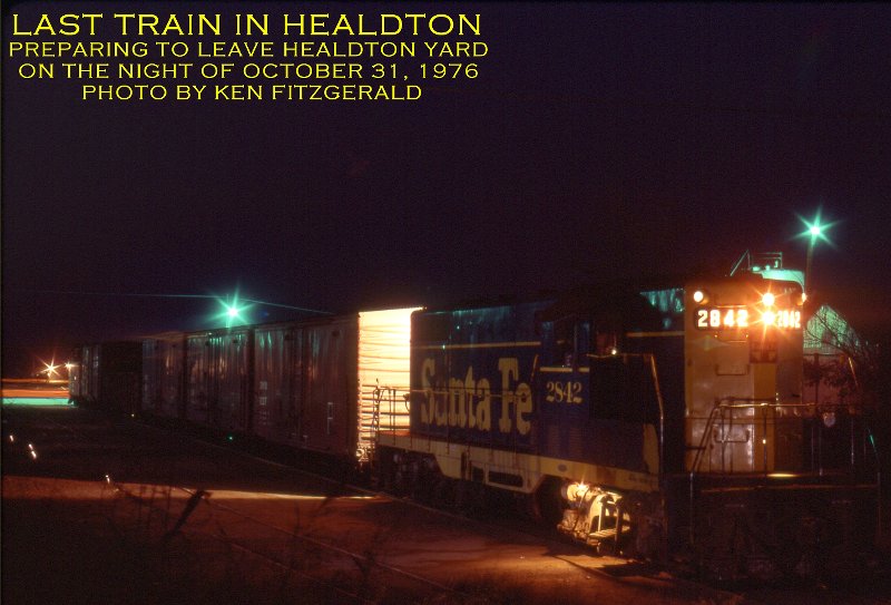 Last Train at Healdton Leaving for Ardmore 10_31_76 by ...