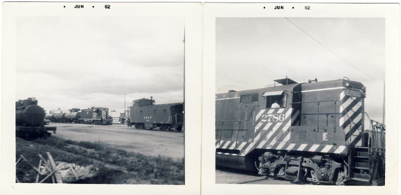 Santa Fe Yard, Healdton, Okla. June 1962