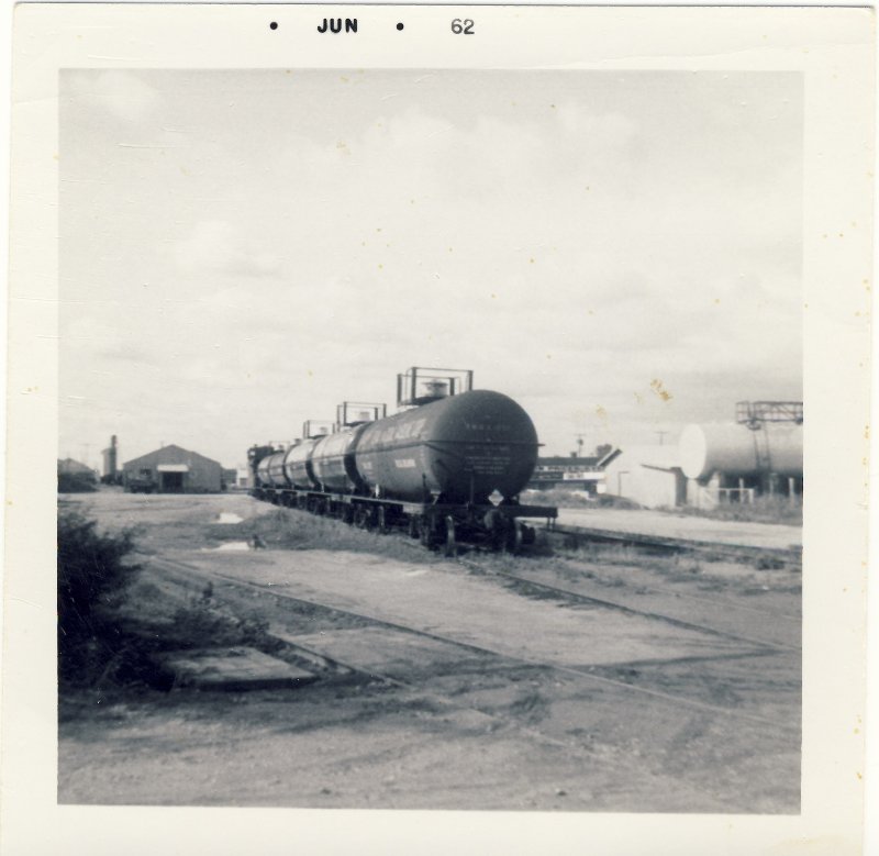 Santa Fe Yard Healdton, Okla. June 1962