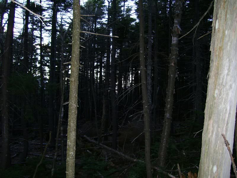 Getting dark, time to setup camp 1.