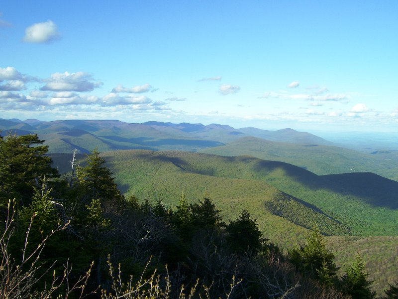 View north from Wittenberg Mtn. 3,780 ft.