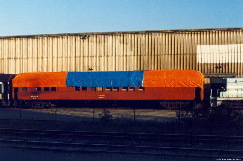 WCRA ex CP Victoria service 411526 stored New Westminst...