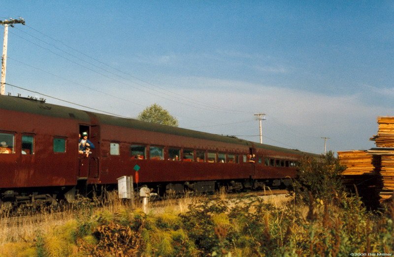 WCRA tour train thru Langley BC 09.29.85
